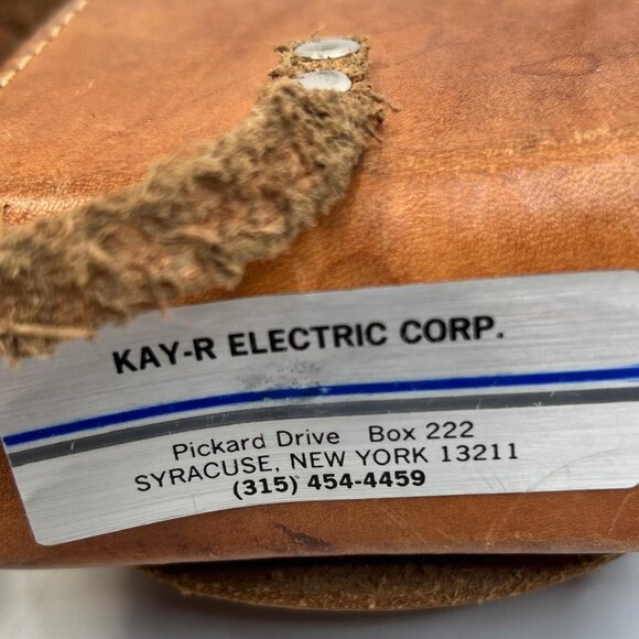 BEHA Cable Meter Kay-R Electric Corp Leather Case Electrician Wire Gauge Tool - Picture 4 of 7